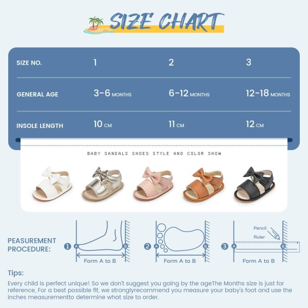 | Sawimlgy Baby Girls Boys Sandals Summer Shoe Rubber Sole PU Leather Mesh Infant Toddler First Walkers Princess Dress Outdoor Shoes | Sandals - Image 6