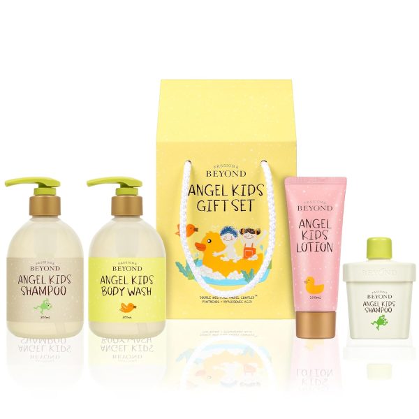 BEYOND Angel Kids Bath Gift Set (25.7fl oz , 3-Piece Bath & Shower Set) - Vegan Korean Skin Care. Baby Shampoo, Body Wash, Hyaluronic  Beauty & Personal Care - Image 9