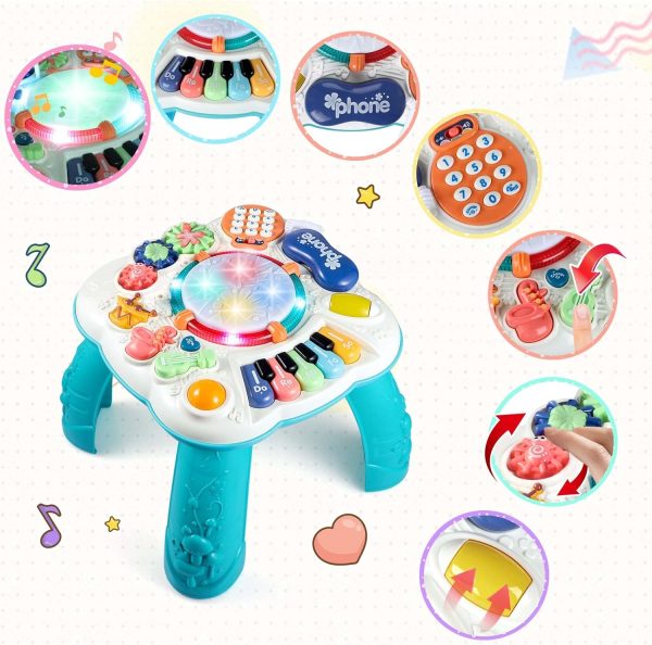 BACCOW Baby & Toddler Toys, Baby Activity Center 6 to 12-18 Month Old, Learning Musical Table Toys for 1 2 3 Year Old Boys Girls Gifts  Toys & Games - Image 22