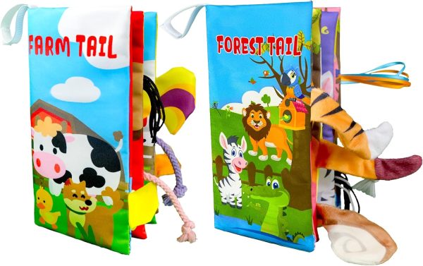 Richgv 2 Packs Baby Books Toys 0-6-12 Months,Touch and Feel Soft Crinkle Tail Books for Newborn Infant Baby 0-3-6-12 Months,Baby Boy Girl Toys Gifts Shower Books Gifts Christmas Stocking Stuffers  Toys & Games - Image 20
