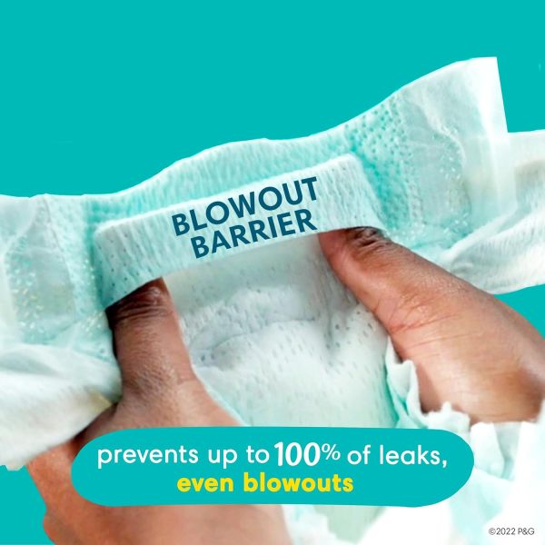 Pampers Baby Diapers and Wipes Starter Kit, Swaddlers Disposable Sizes 1 (198 Count) & 2 (186 Count) with Sensitive Water Based 12X Multi Pack Pop-Top Refill (1008 Count)  Baby - Image 12