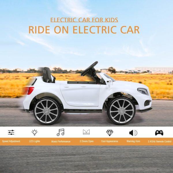 TOBBI Licensed Mercedes Benz Car for Kids,Ride on Cars with 2.4G Remote Control,Double Doors, 5 Point Safety Belt,LED Lights  Toys & Games - Image 23
