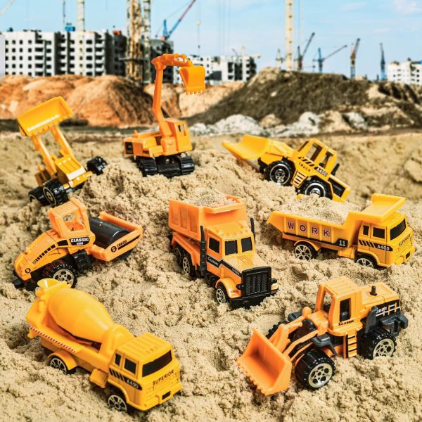 12 in 1 Construction Truck Toys Set for Toddlers, Carrier Truck with 12 Mini Cars for Kids,Transport Trucks Toy with Light and Sound,Christmas Birthday Cars Toy Gift for Boys Age 3-7  Toys & Games - Image 15
