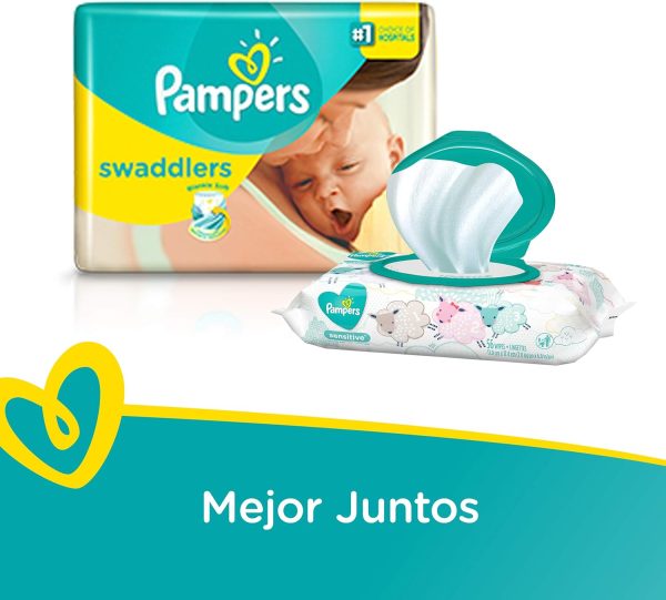 Pampers Swaddlers Diapers Size N 20 Count Pack of 2 (Total of 40 Pampers)  Baby - Image 14