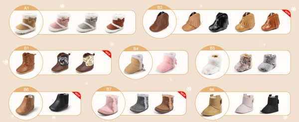 | Zoolar Infant Unisex Warm Fur Lining Soft Boots Baby Winter Ankle Non-Slip Rubber Texture Sole Toddler Winter Snow Crib Shoes | Boots - Image 9