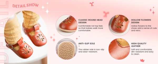 | KIDSUN Infant Baby Girls Mary Jane Shoes Soft Sole Ballet Slippers Bow Princess Newborn Dress Wedding Flat Shoes (3-6 Months Infant, A-Beige(Velvet), 3_Months) | Mary Jane - Image 13