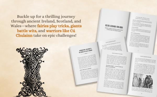 Celtic Legends For Kids Heroes, Fairies, Warriors, Myths, Magic & More From The Ancient Celts Brought Alive, History: 9798306083094: : Books - Image 3