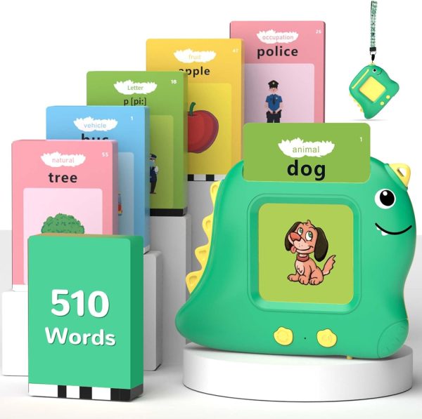 Alotwan Toddler Toys Talking Flash Cards with 510 Sight Words, Montessori Learning Toys for Toddler 1-3 2-4, Autism Sensory Speech Therapy Toys for Boys Girls 2 3 4 5 6 Year Old Kids Gifts  Toys & Games - Image 10