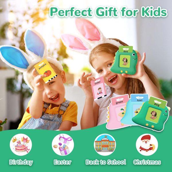 Alotwan Toddler Toys Talking Flash Cards with 510 Sight Words, Montessori Learning Toys for Toddler 1-3 2-4, Autism Sensory Speech Therapy Toys for Boys Girls 2 3 4 5 6 Year Old Kids Gifts  Toys & Games - Image 7