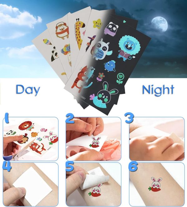 Protado Wooden Match Memory Game for Kids, 24Pc Memory Matching Cards with 5Pc Tattoo Stickers, Educational Memory Matching Game for Pre-Kindergarten Early Learning Development Kids (Animal)  Toys & Games - Image 6