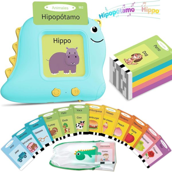 Alotwan Toddler Toys Talking Flash Cards with 510 Sight Words, Montessori Learning Toys for Toddler 1-3 2-4, Autism Sensory Speech Therapy Toys for Boys Girls 2 3 4 5 6 Year Old Kids Gifts  Toys & Games - Image 18