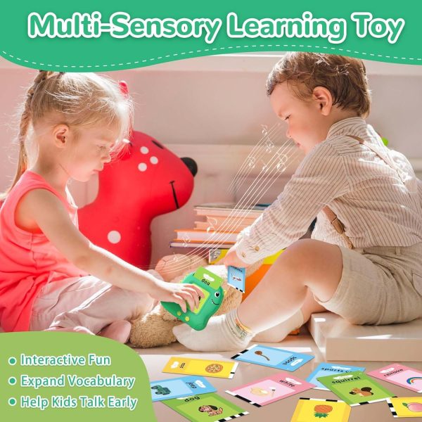 Alotwan Toddler Toys Talking Flash Cards with 510 Sight Words, Montessori Learning Toys for Toddler 1-3 2-4, Autism Sensory Speech Therapy Toys for Boys Girls 2 3 4 5 6 Year Old Kids Gifts  Toys & Games - Image 5