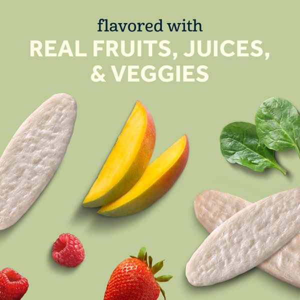 Gerber Snacks for Baby Teethers, Gentle Teething Wafers, Strawberry Apple Spinach, 1.7 Ounce, 12 Count Box (Pack of 6)  Everything Else - Image 9