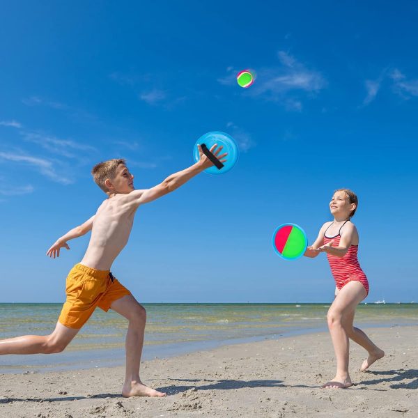 Ayeboovi Kids Toys Toss and Catch Ball Set with 6 Paddles 3 Balls Outdoor Games for Kids Beach Pool Yard Games Toys for 3-12 Years Old Boys Girls Kids Adults Family Birthday Valentine Easter Gifts  Toys & Games - Image 18