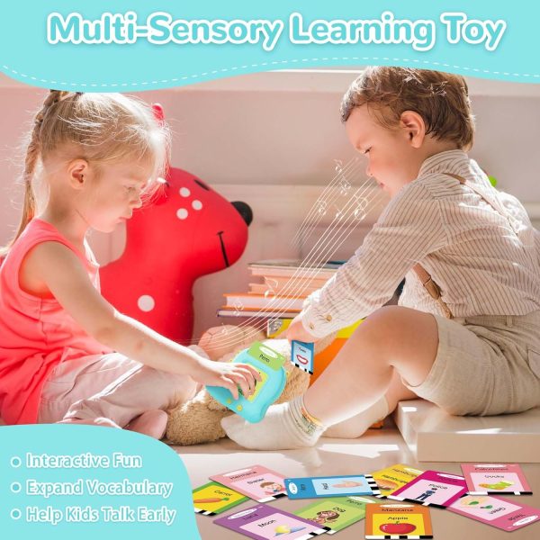 Alotwan Toddler Toys Talking Flash Cards with 510 Sight Words, Montessori Learning Toys for Toddler 1-3 2-4, Autism Sensory Speech Therapy Toys for Boys Girls 2 3 4 5 6 Year Old Kids Gifts  Toys & Games - Image 20