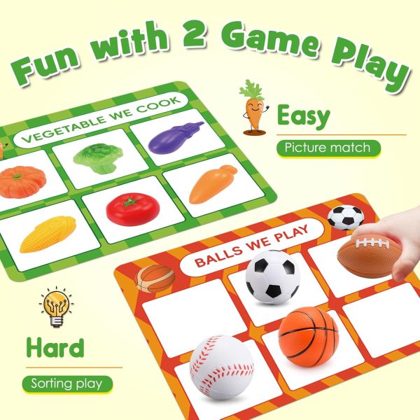 58Pcs Sensory Learning Toys for 2 3 4 5 6 Year Old Boys Girls,Fun & Educational Sorting Toys with Mystery Box,Preschool Montessori Toys for Kids Toddlers 2-4 3-5 Birthday Gifts Easter Basket Stuffers  Toys & Games - Image 2