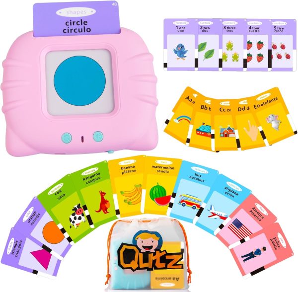 QuTZ Toddler Toys for 2 3 4 5 Year Old Boys and Girls, Autism Sensory Toys for Autistic Children, Learning Montessori Toys, Speech Therapy Toys, 224 Sight Words Talking Flash Cards  Toys & Games - Image 18
