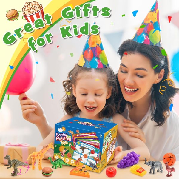 58Pcs Sensory Learning Toys for 2 3 4 5 6 Year Old Boys Girls,Fun & Educational Sorting Toys with Mystery Box,Preschool Montessori Toys for Kids Toddlers 2-4 3-5 Birthday Gifts Easter Basket Stuffers  Toys & Games - Image 7