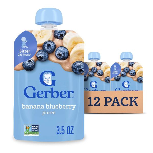 Gerber Baby Food Pouches, Toddler 12+ Months, Assorted Fruit Variety Pack, 3.5 Ounce (Set of 18) - Image 24