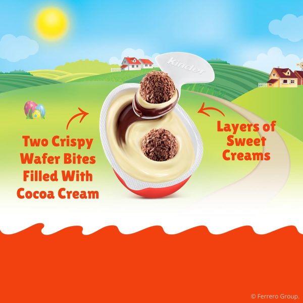 Kinder Joy Eggs, Bulk 15 Count, Holiday Treat Plus Toy, Sweet Creams and Chocolatey Wafer Bites, Stocking Stuffer for Kids, Individually Wrapped, 10.5 oz  Grocery & Gourmet Food - Image 20