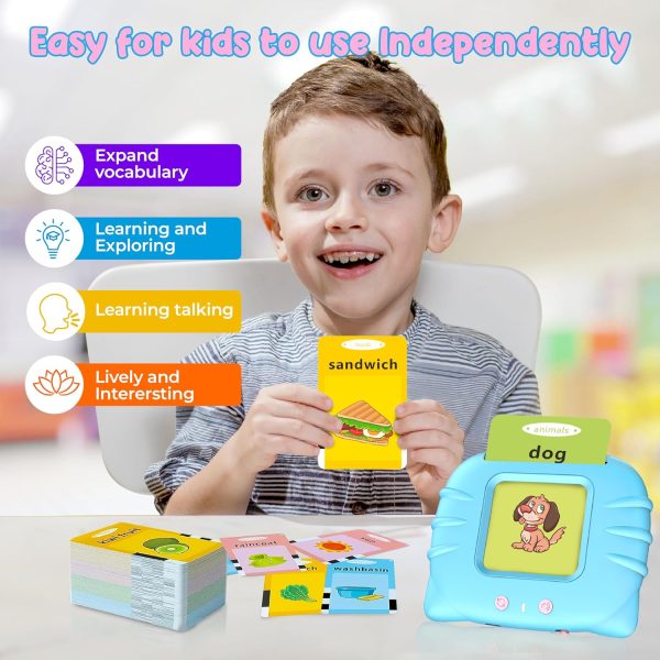 QuTZ Toddler Toys for 2 3 4 5 Year Old Boys and Girls, Autism Sensory Toys for Autistic Children, Learning Montessori Toys, Speech Therapy Toys, 224 Sight Words Talking Flash Cards  Toys & Games - Image 15