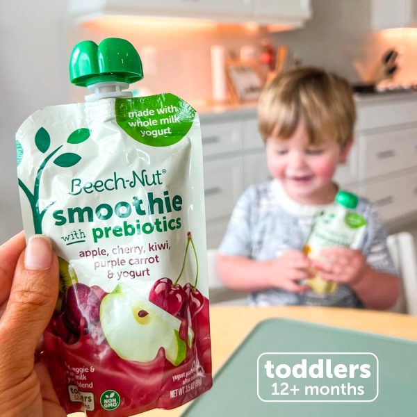Beech-Nut Toddler Smoothies Variety Pack, Yogurt Smoothies with Prebiotics, Baby & Toddler Food Pouches, 3.5 oz (18 Pack)  Everything Else - Image 24
