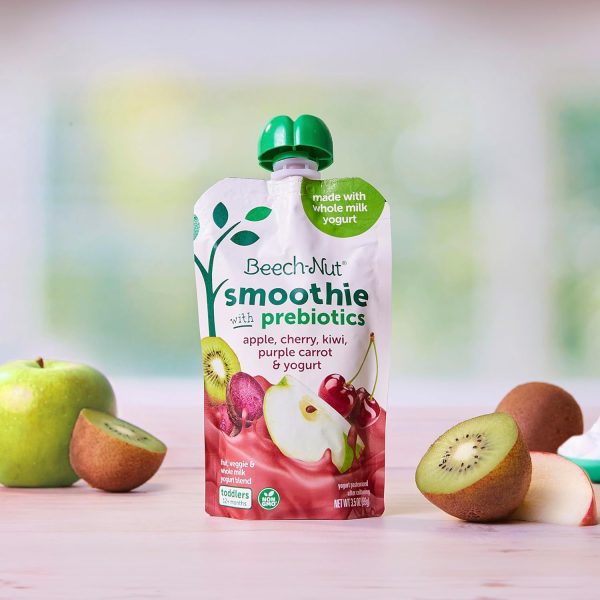 Beech-Nut Toddler Smoothies Variety Pack, Yogurt Smoothies with Prebiotics, Baby & Toddler Food Pouches, 3.5 oz (18 Pack)  Everything Else - Image 25