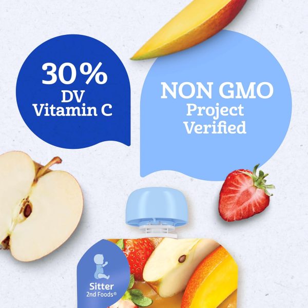 Gerber Baby Food Pouches, Toddler 12+ Months, Assorted Fruit Variety Pack, 3.5 Ounce (Set of 18) - Image 15