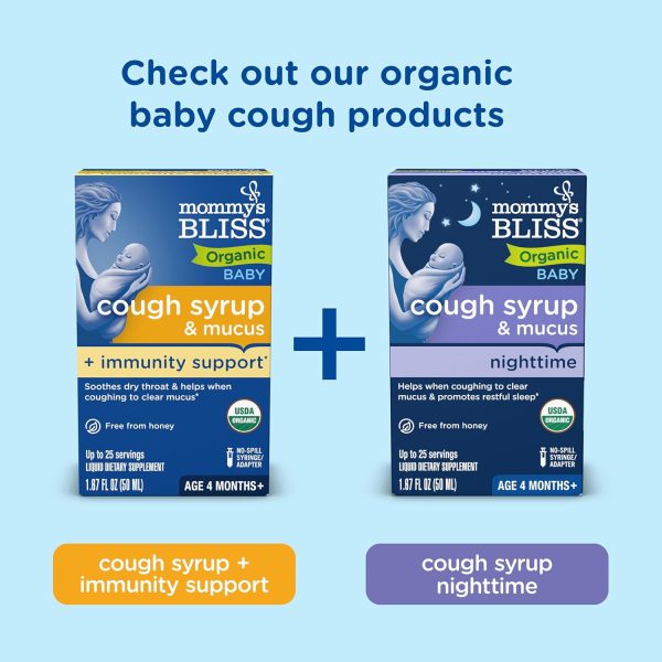 Mommy's Bliss Organic Baby Elderberry Drops, Immune Support with Vitamins, Prebiotics, Zinc & Organic Echinacea, Age 4 Months +, 3 Fl Oz (36 Servings)  Health & Household - Image 17