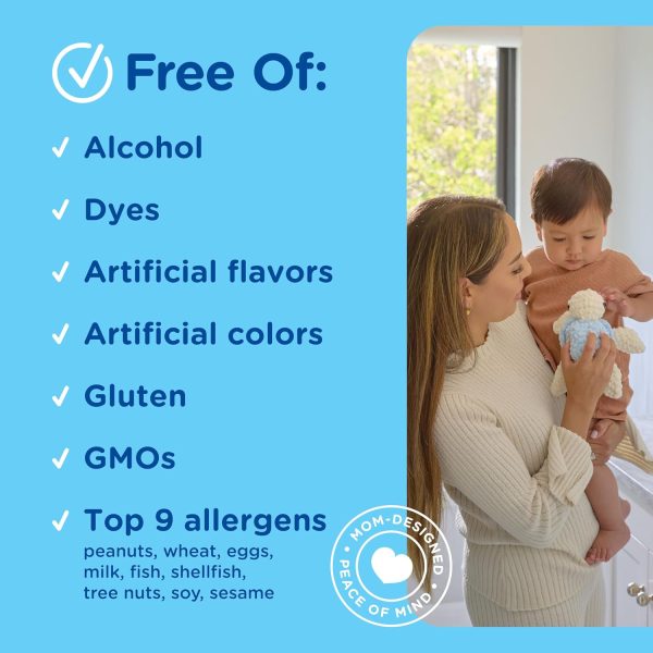 Mommy's Bliss Organic Baby Elderberry Drops, Immune Support with Vitamins, Prebiotics, Zinc & Organic Echinacea, Age 4 Months +, 3 Fl Oz (36 Servings)  Health & Household - Image 7
