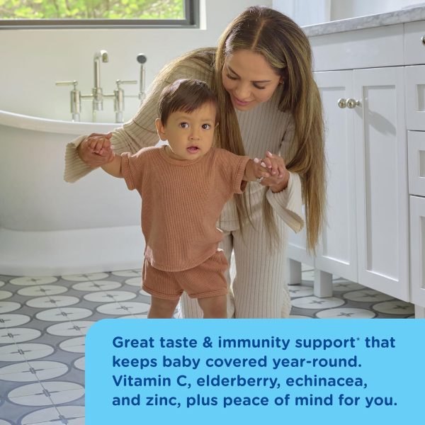 Mommy's Bliss Organic Baby Elderberry Drops, Immune Support with Vitamins, Prebiotics, Zinc & Organic Echinacea, Age 4 Months +, 3 Fl Oz (36 Servings)  Health & Household - Image 14