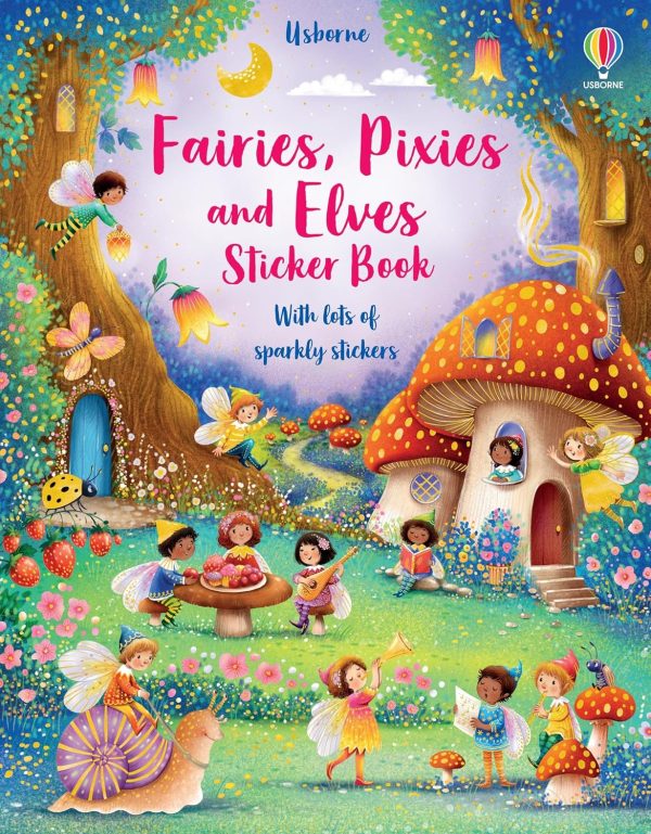 Fairies, Pixies and Elves Sticker Book (Sticker Books) Watt, Fiona, Jarzabek, Elzbieta 9781805319405: : Books